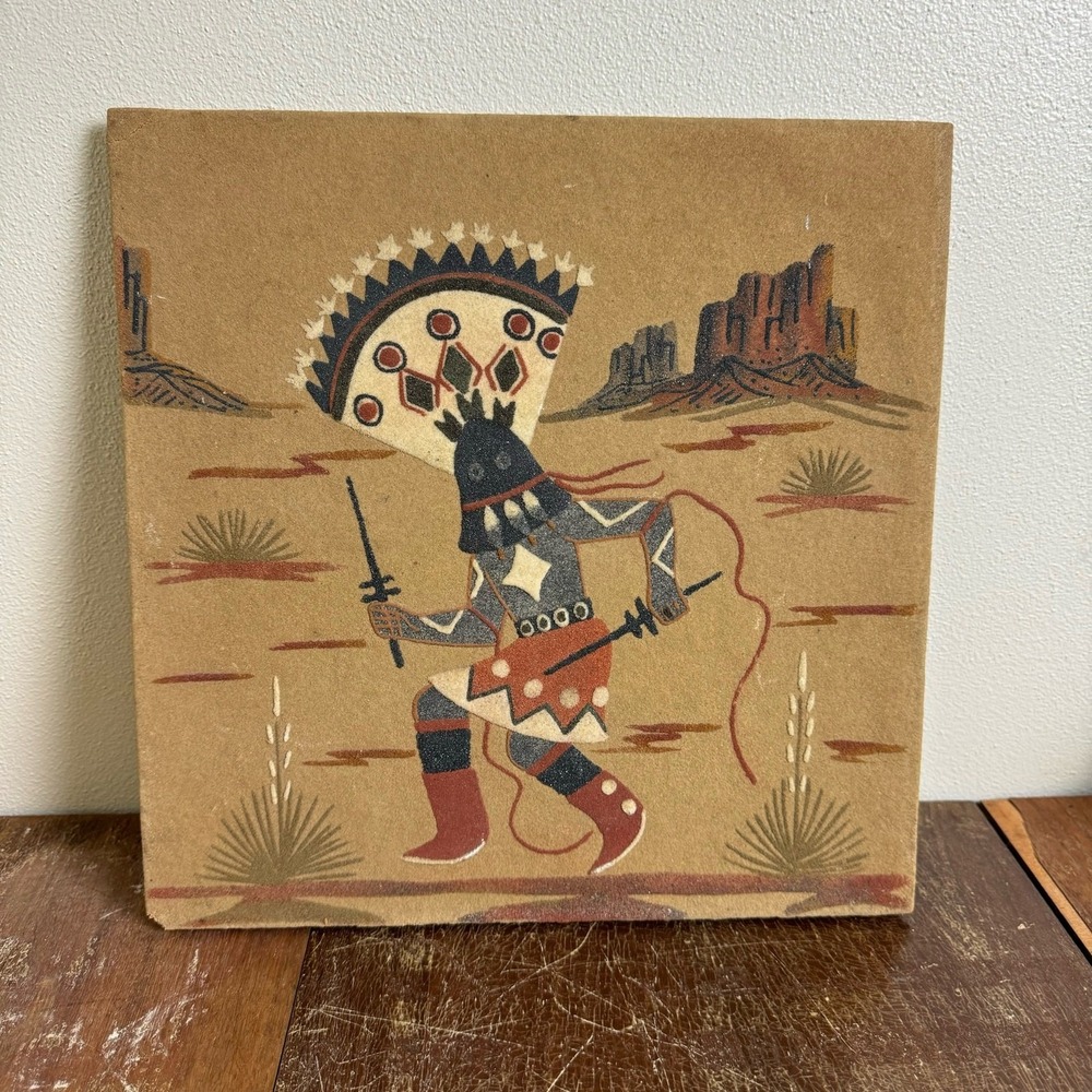 Native American‎ Sand Art Dancing Man